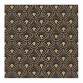 Cocktail Napkin Art deco black/gold Set of 20